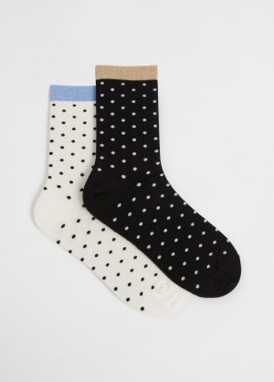 & Other Stories 2-Pack Glitter Foderati Polka Socks | NOS-SN114909