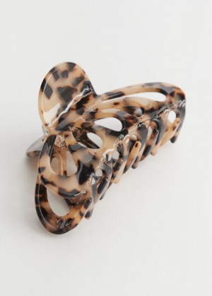 & Other Stories Butterfly Claw Clip Beige | NOS-SN114654