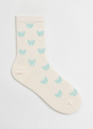 & Other Stories Butterfly Socks | NOS-SN114908