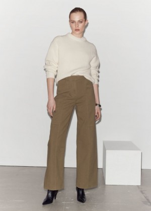 & Other Stories Dritto Utility Trousers Beige | NOS-SN114339