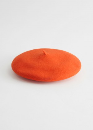 & Other Stories Lana Vergine Beret Arancioni | NOS-SN114631