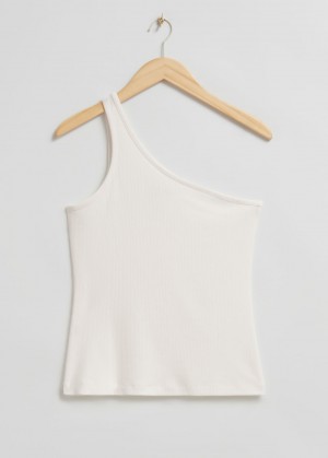 & Other Stories One Shoulder Top Bianche | NOS-SN114001