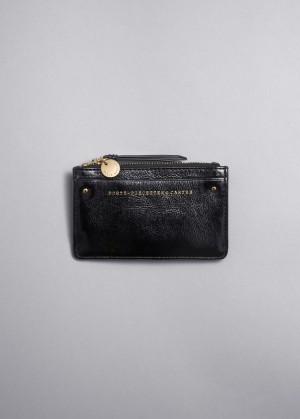 & Other Stories Pelle Card Wallet Nere | NOS-SN114569