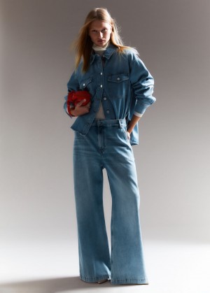 & Other Stories Relaxed Denim Shirt Blu | NOS-SN113914