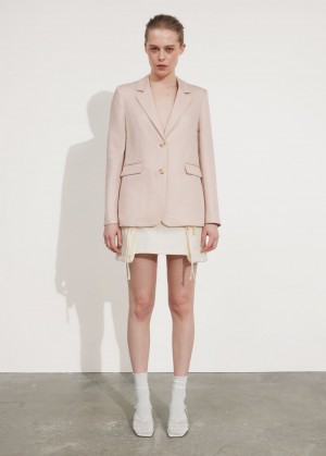 & Other Stories Relaxed Linen Blazer Beige | NOS-SN113720