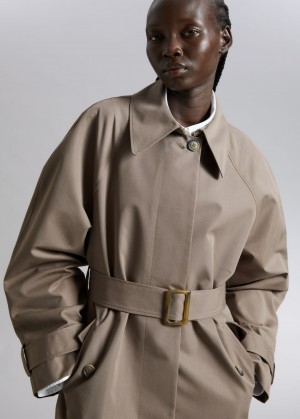 & Other Stories Relaxed Trench Coat Beige | NOS-SN113766