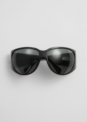 & Other Stories Rounded Sunglasses Nere | NOS-SN114593