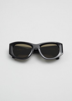 & Other Stories Sportive Silhouette Acetate Sunglasses Nere | NOS-SN114600