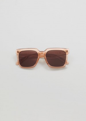 & Other Stories Squared Sunglasses Arancioni | NOS-SN114579