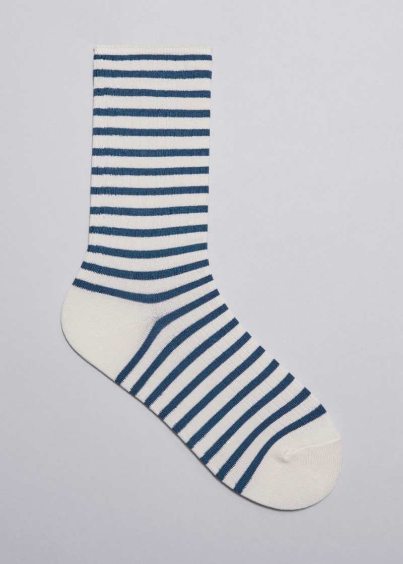 & Other Stories A Strisce Rib Socks | NOS-SN114928