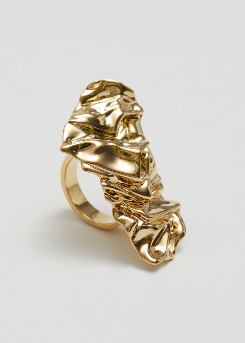 & Other Stories Bold Sculptural Ring Oro | NOS-SN114712