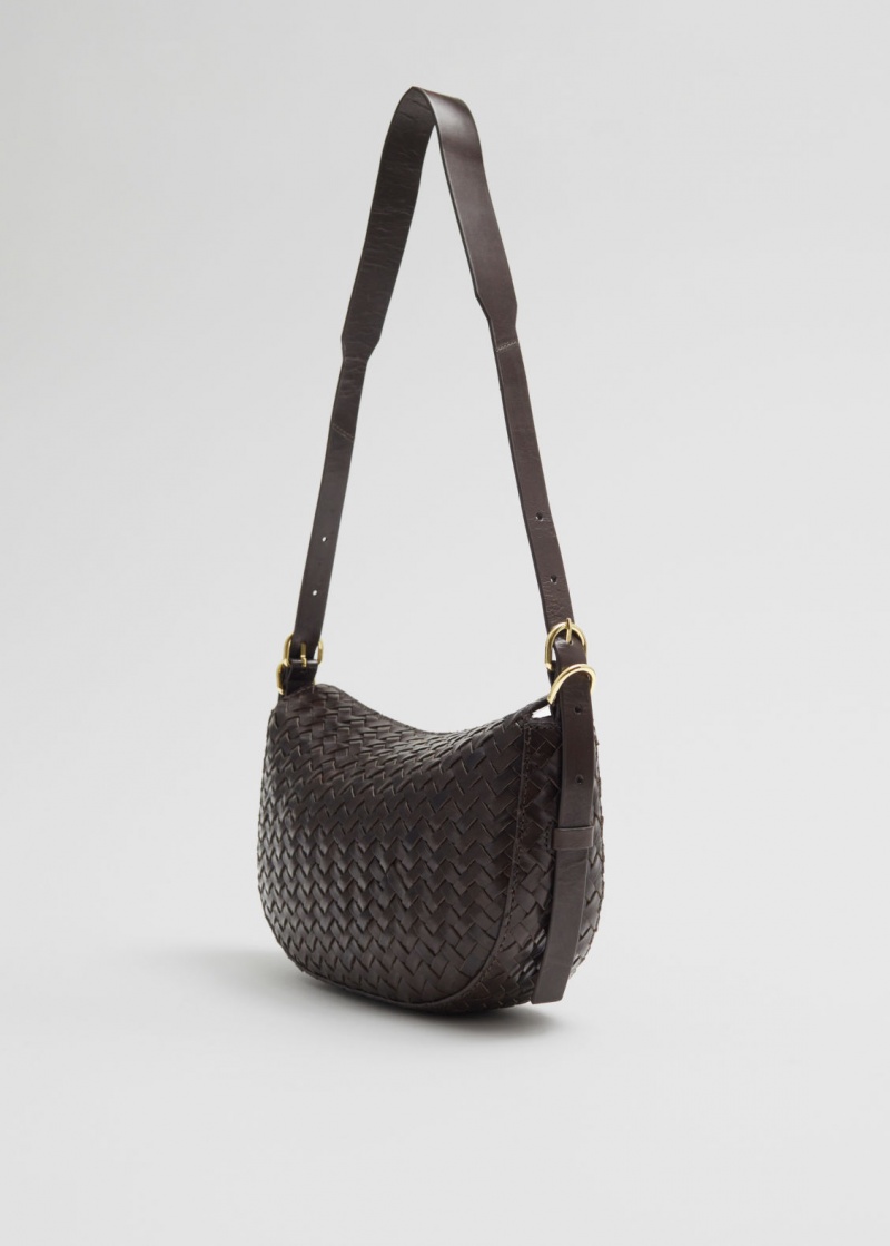 & Other Stories Braided Shoulder Bag Nere | NOS-SN114525