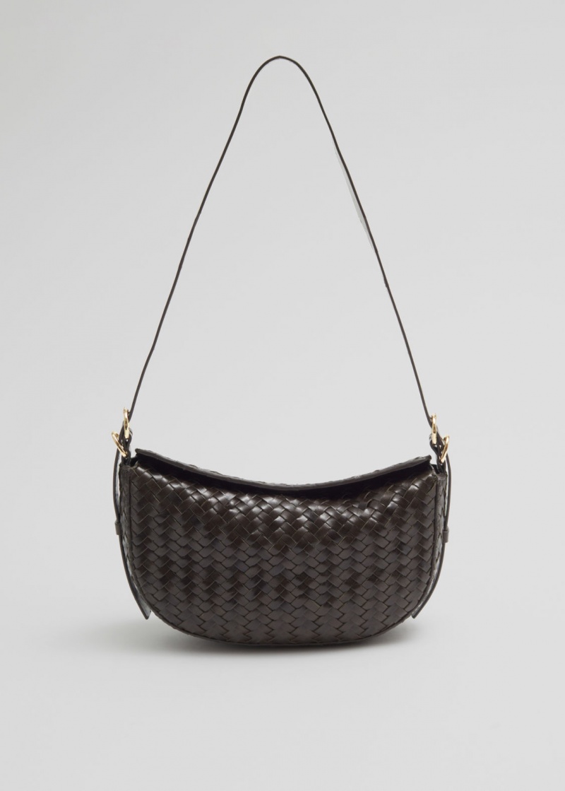 & Other Stories Braided Shoulder Bag Nere | NOS-SN114525