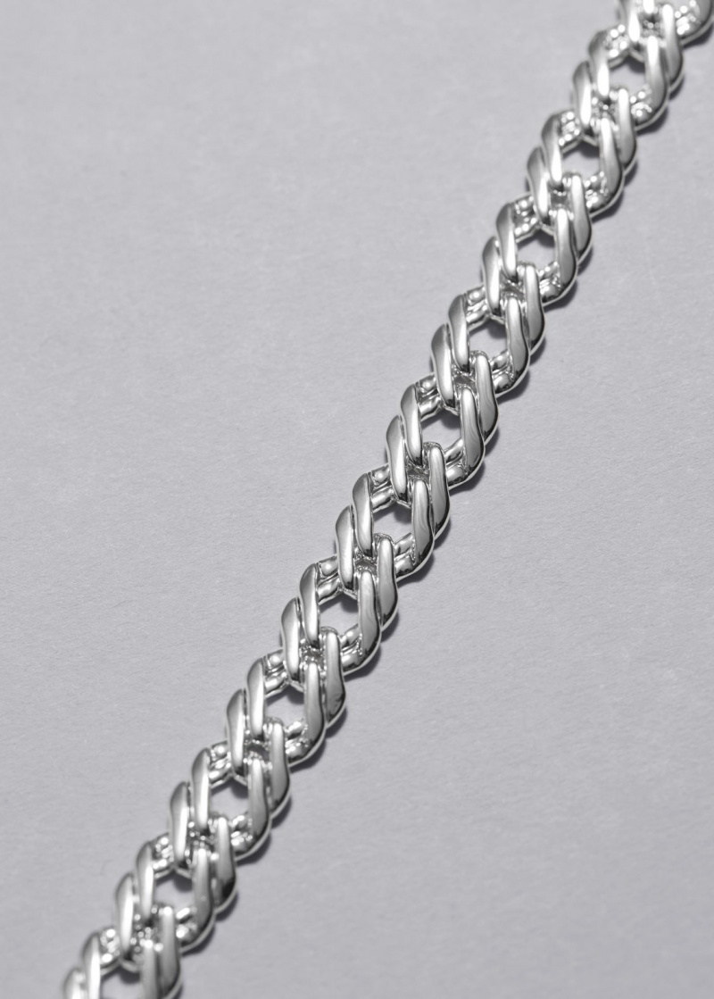 & Other Stories Cable Chain Bracelet Argento | NOS-SN114726