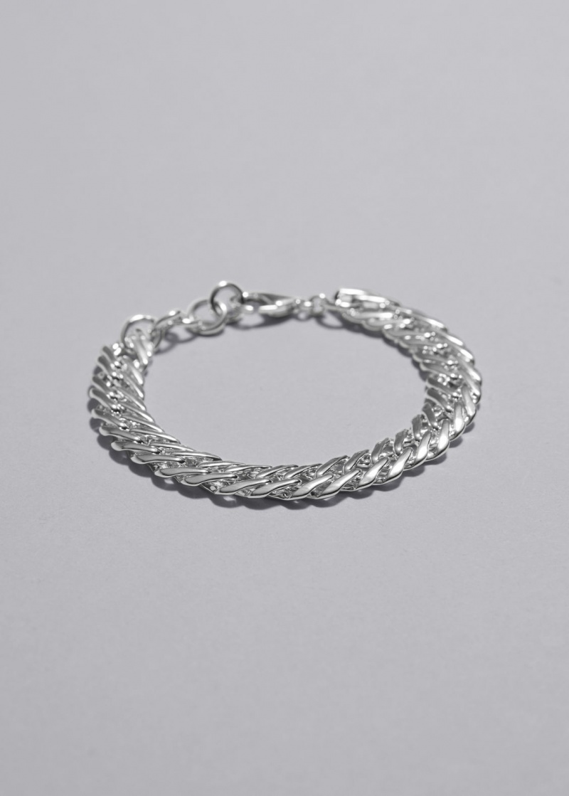 & Other Stories Cable Chain Bracelet Argento | NOS-SN114726