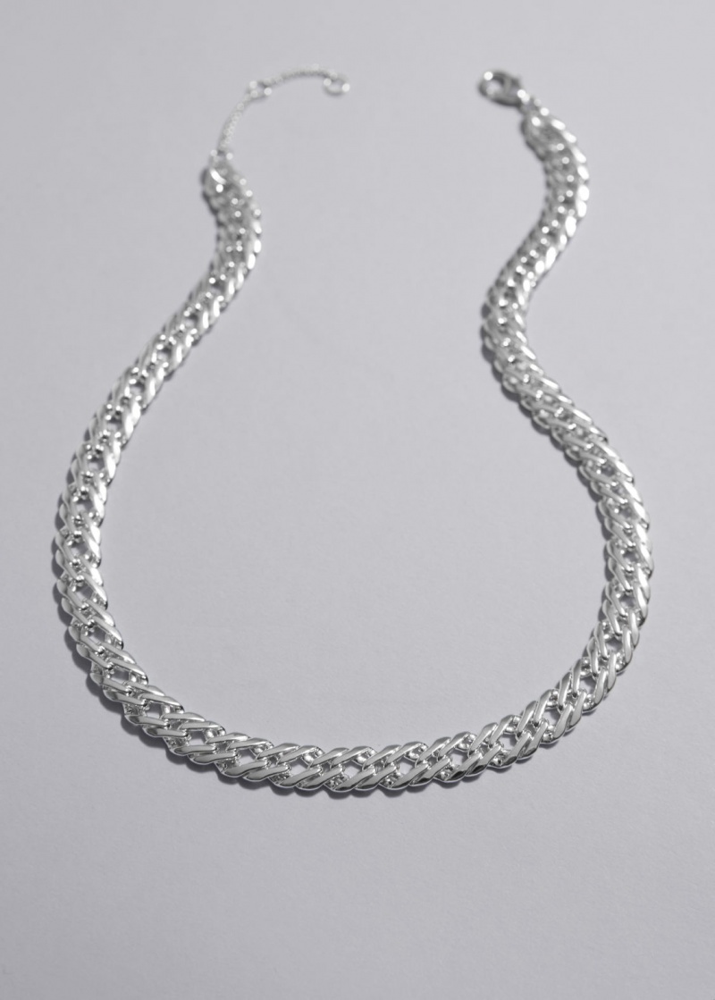 & Other Stories Cable Chain Necklace Argento | NOS-SN114708