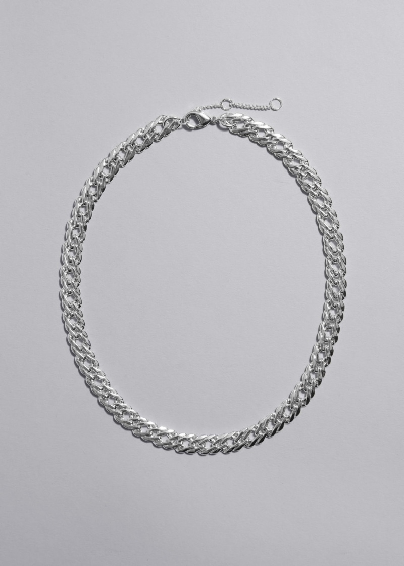 & Other Stories Cable Chain Necklace Argento | NOS-SN114708