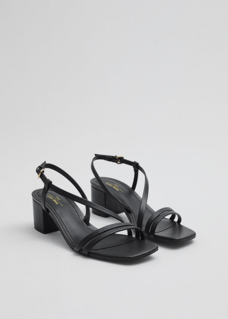 & Other Stories Cinturino Vegano Sandals Nere | NOS-SN114454