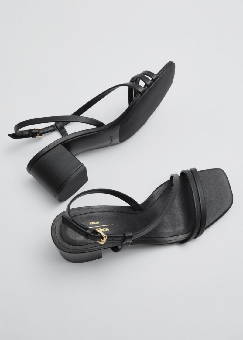 & Other Stories Cinturino Vegano Sandals Nere | NOS-SN114454