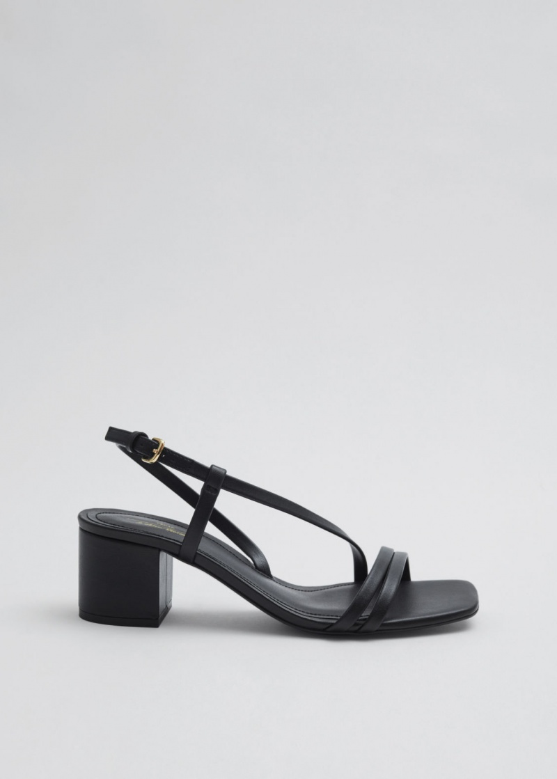 & Other Stories Cinturino Vegano Sandals Nere | NOS-SN114454