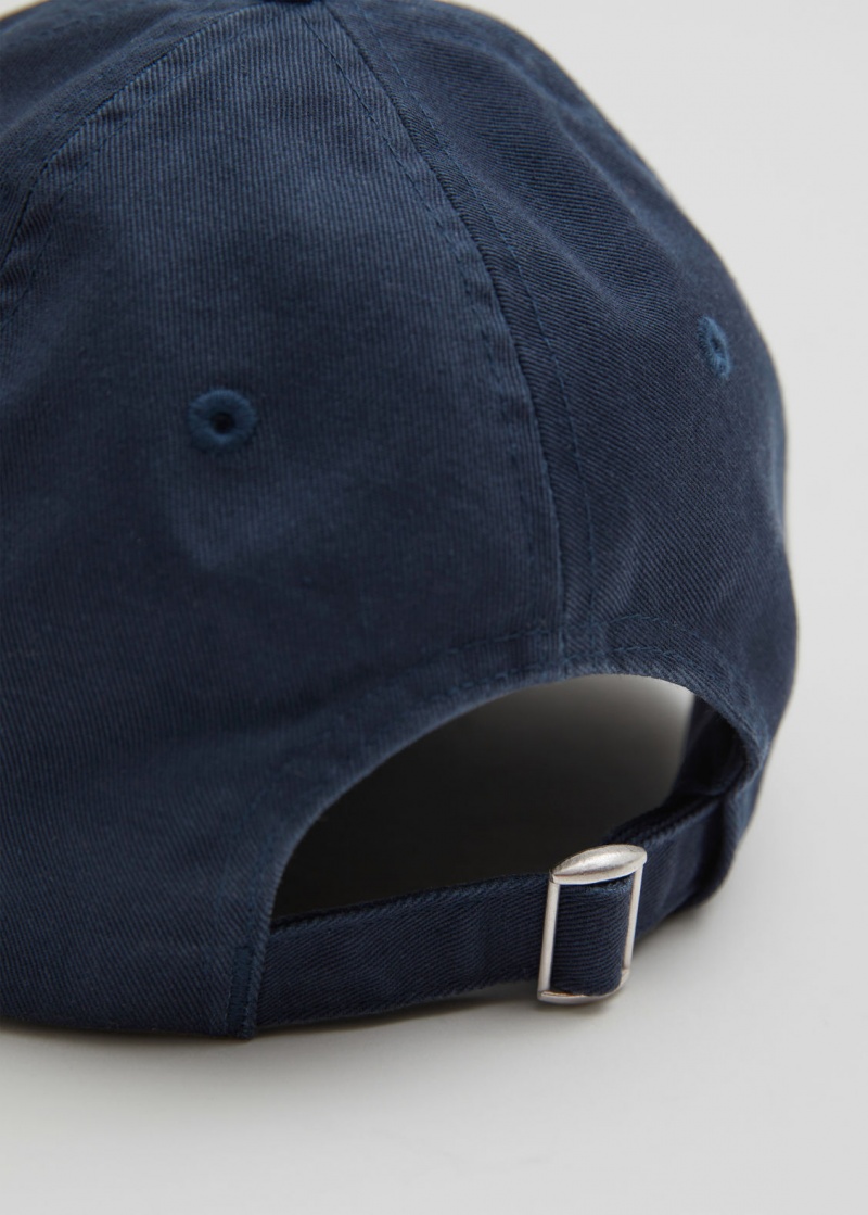 & Other Stories Classiche Baseball Cap Blu Marino | NOS-SN114640