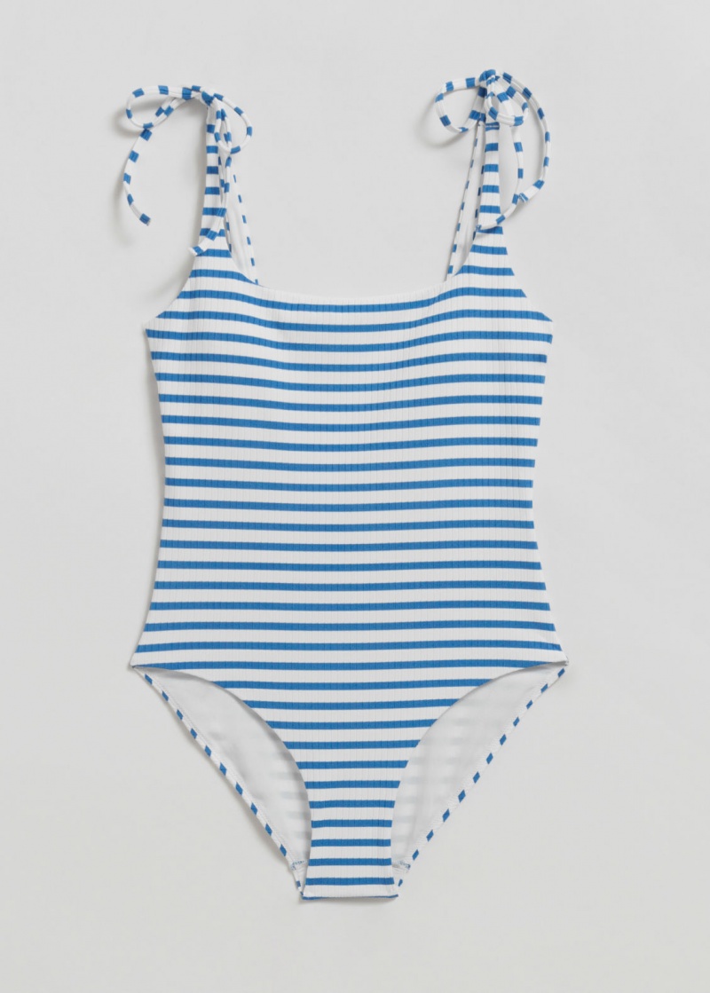 & Other Stories Costine Swimsuit Blu | NOS-SN114741