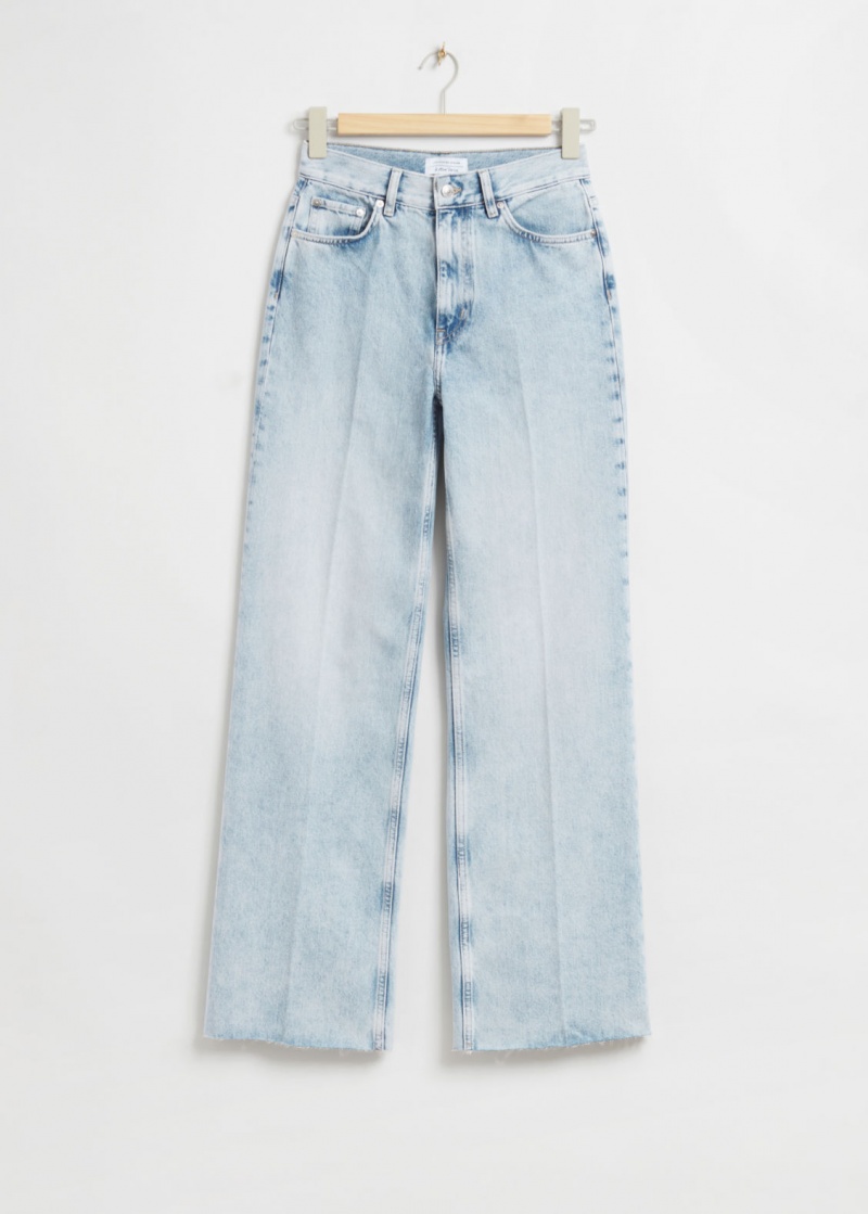 & Other Stories Dritto Jeans Blu Chiaro | NOS-SN114233