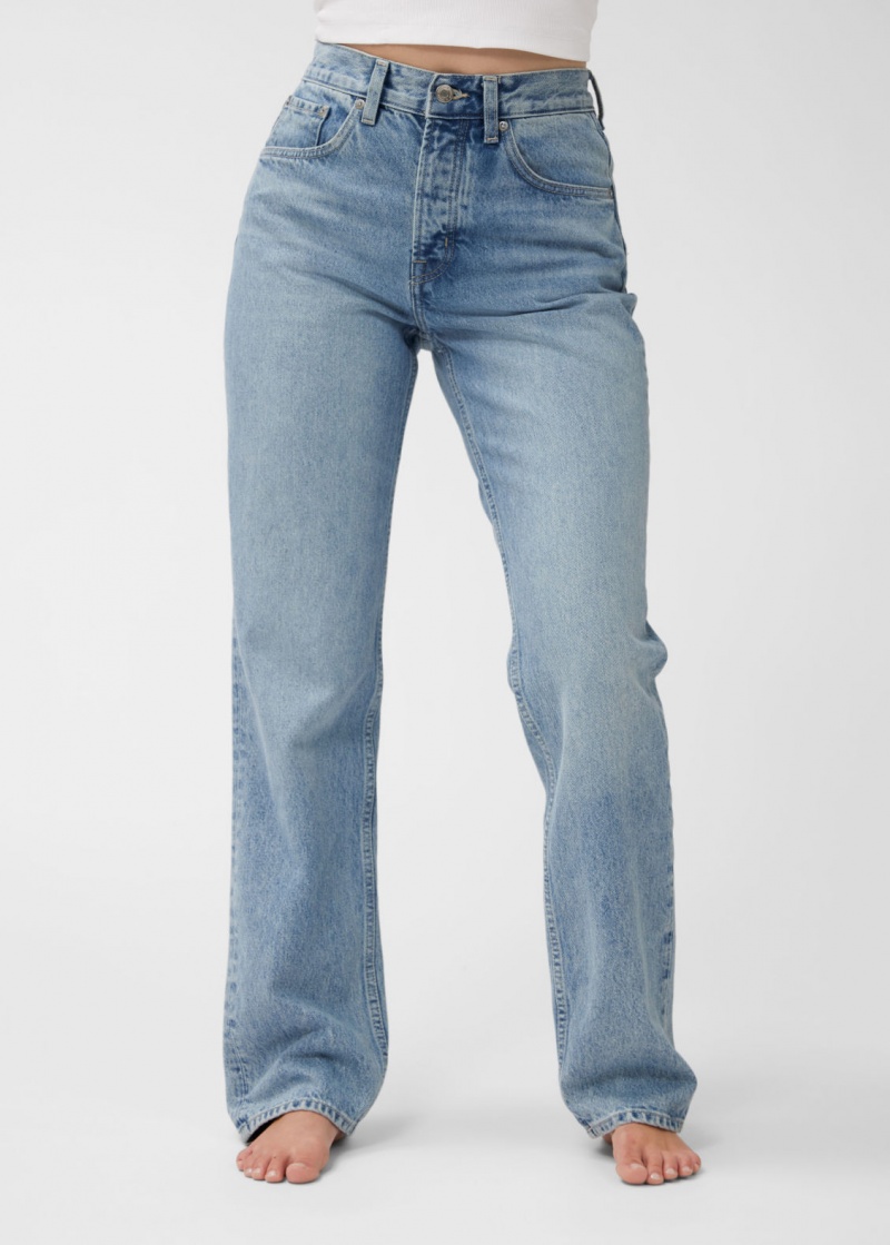 & Other Stories Dritto Jeans Blu Chiaro | NOS-SN114240