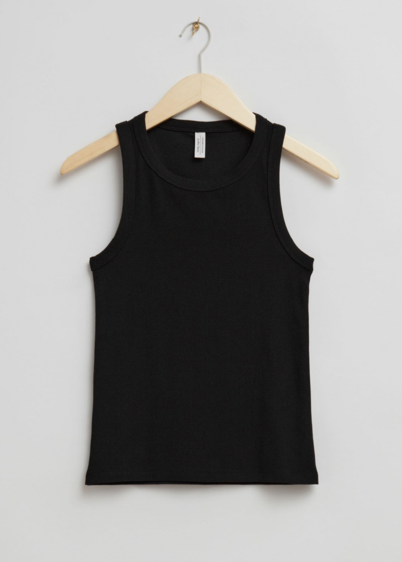 & Other Stories Fitted Tank Top Nere | NOS-SN114023