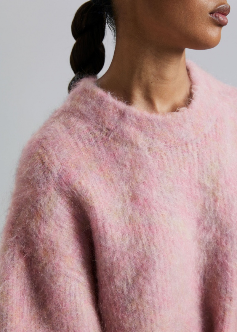 & Other Stories Fuzzy Mohair Maglia Bianche | NOS-SN113464