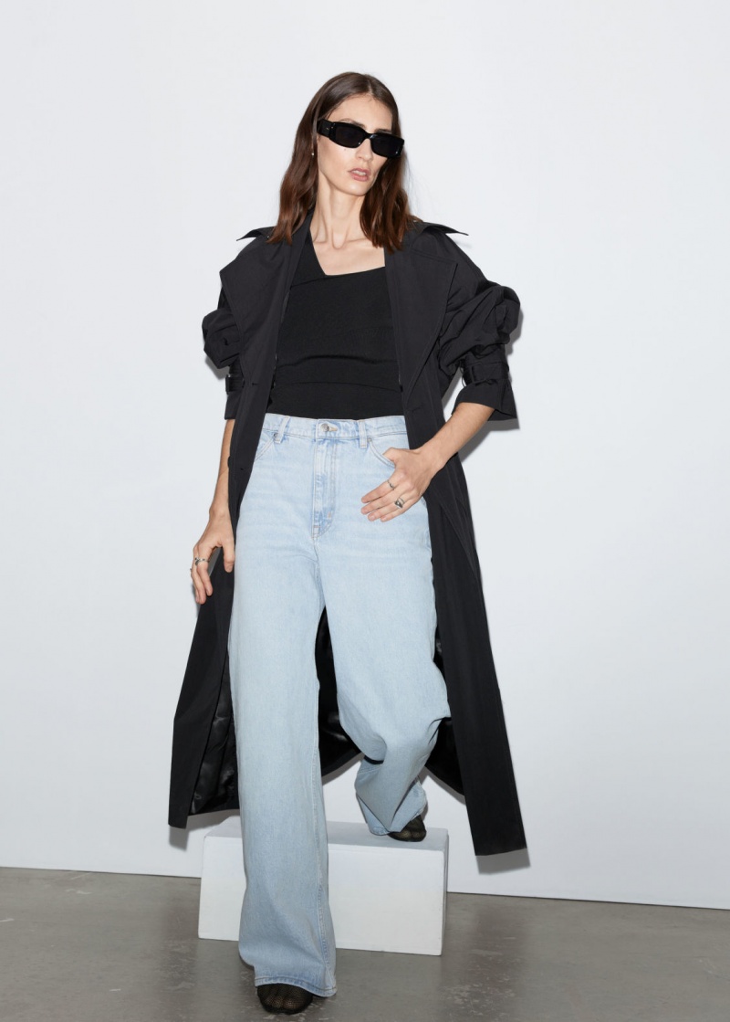 & Other Stories Larghe Jeans Blu Chiaro | NOS-SN114243