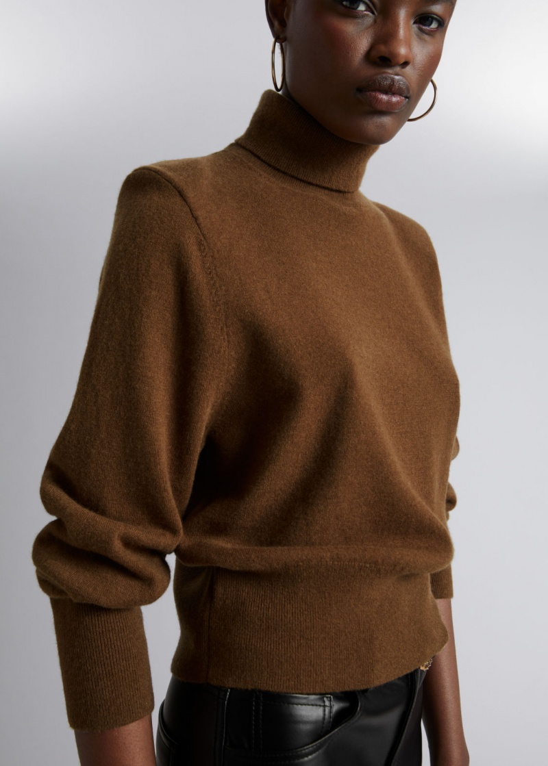 & Other Stories Merino Turtleneck Knit Maglia Rosse | NOS-SN113545