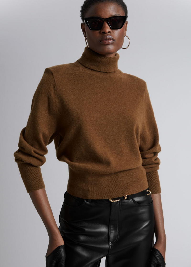 & Other Stories Merino Turtleneck Knit Maglia Rosse | NOS-SN113545