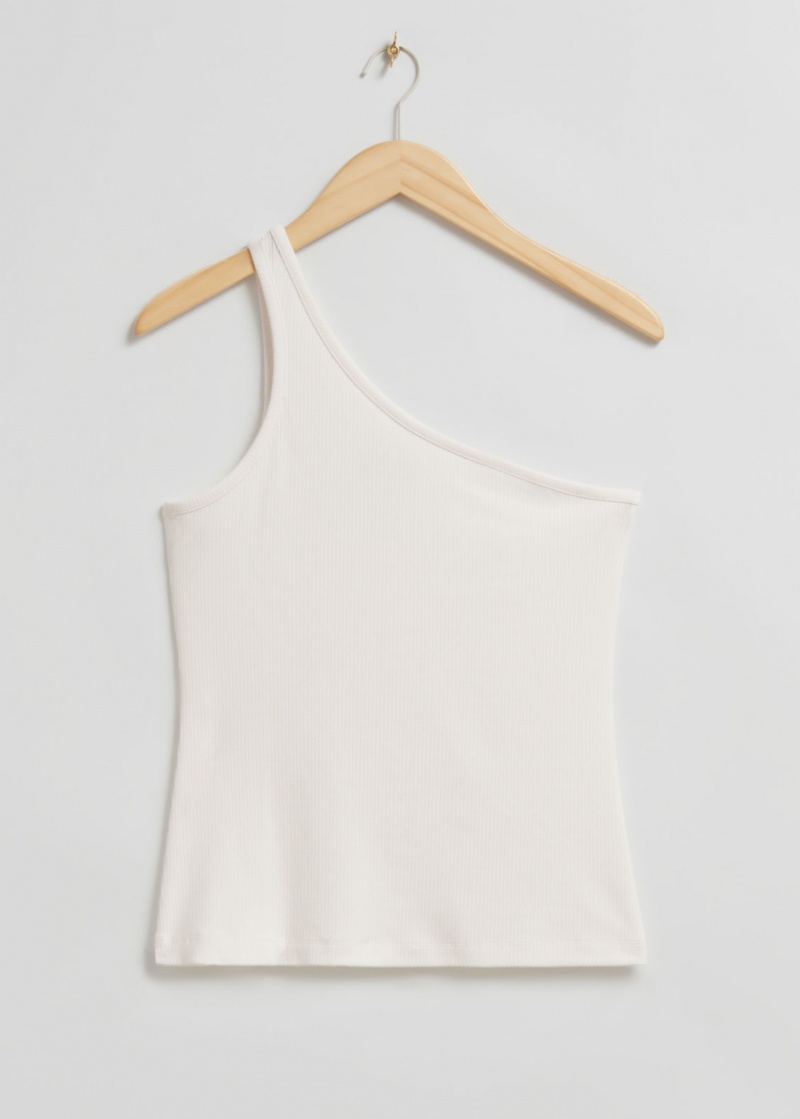 & Other Stories One Shoulder Top Bianche | NOS-SN114001