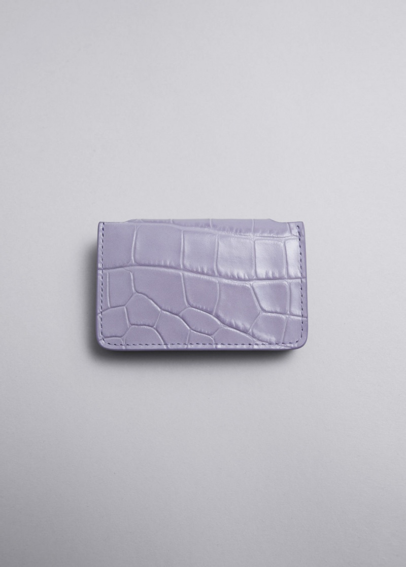 & Other Stories Pelle Card Holder Lavanda | NOS-SN114572