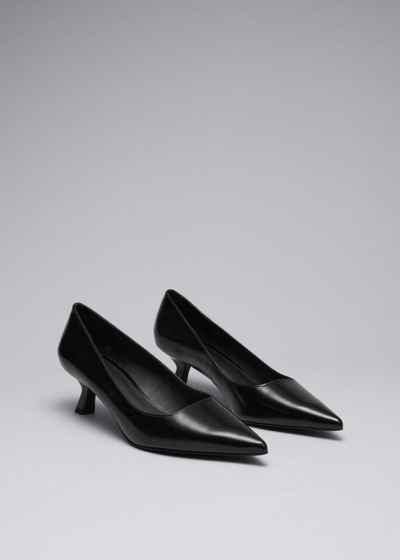 & Other Stories Point-Punta Pumps Nere | NOS-SN114465