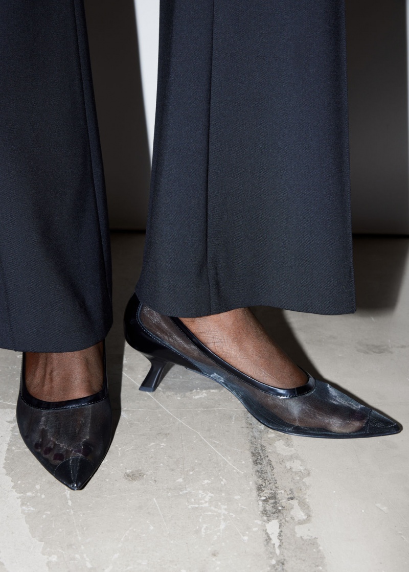 & Other Stories Point-Punta Pumps Nere | NOS-SN114471