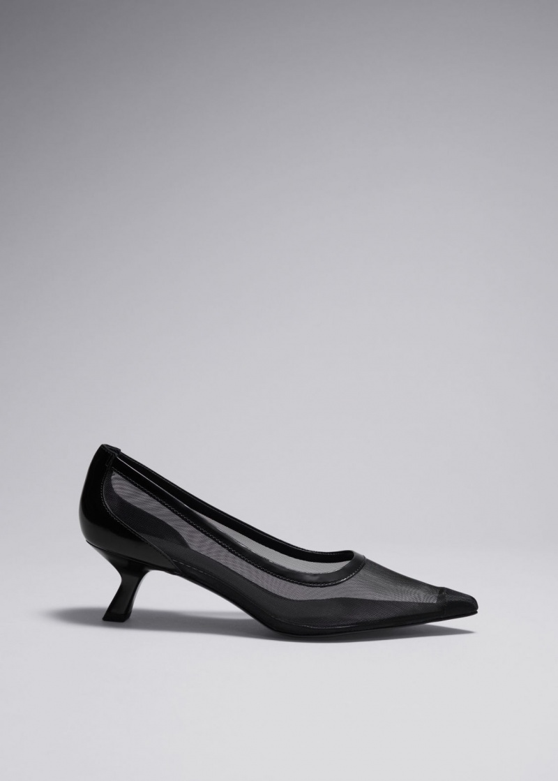 & Other Stories Point-Punta Pumps Nere | NOS-SN114471