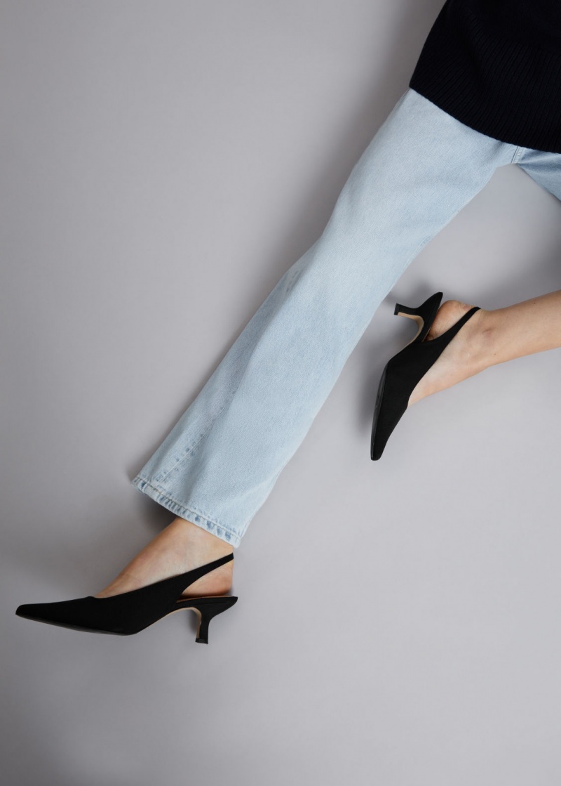 & Other Stories Pointed Slingback Pumps Nere | NOS-SN114472