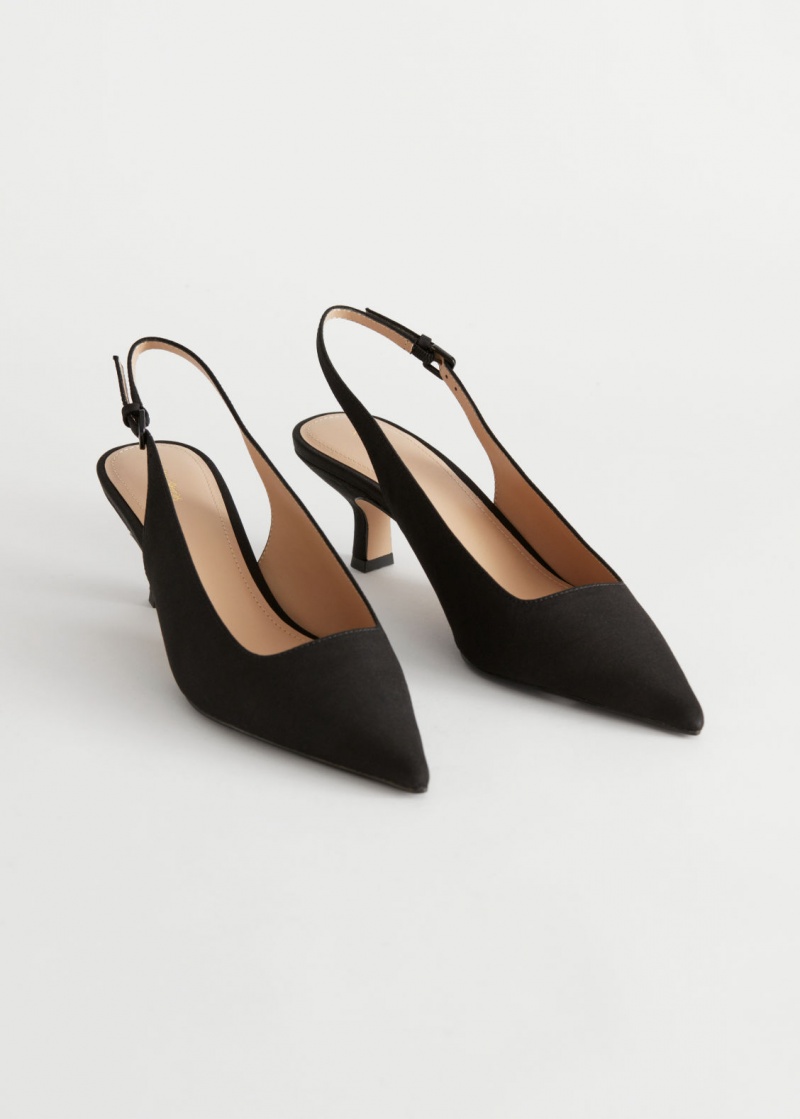 & Other Stories Pointed Slingback Pumps Nere | NOS-SN114472