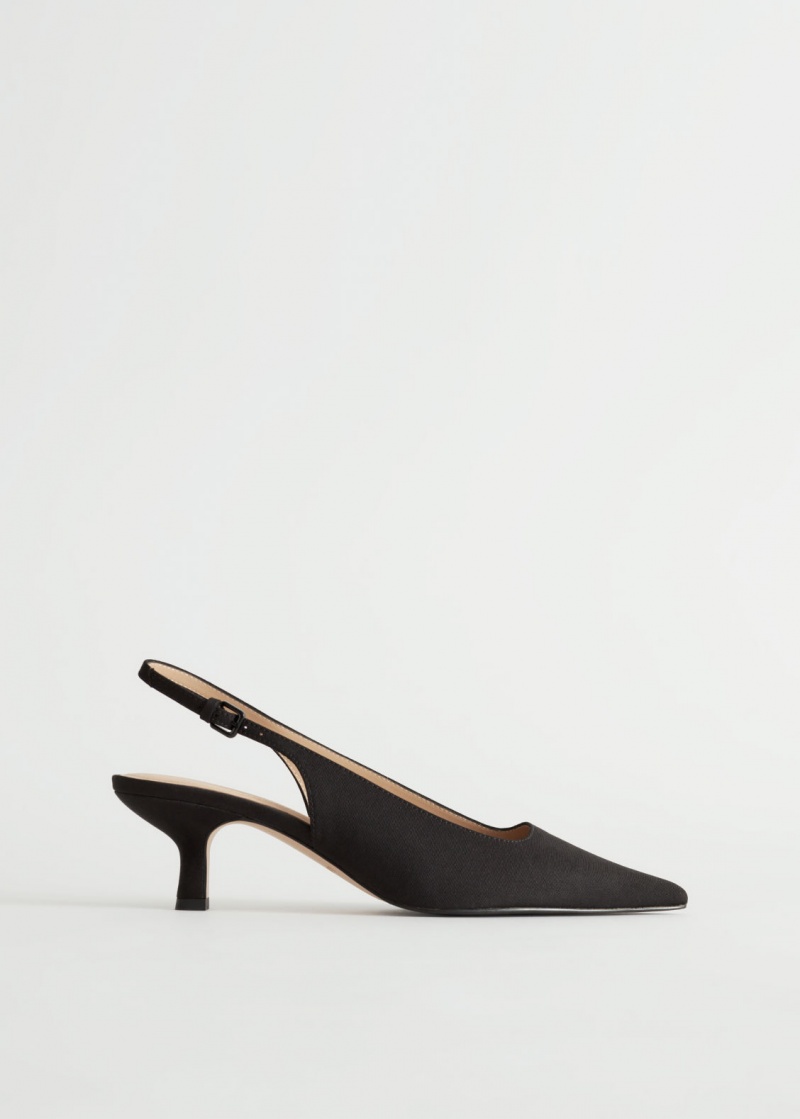 & Other Stories Pointed Slingback Pumps Nere | NOS-SN114472