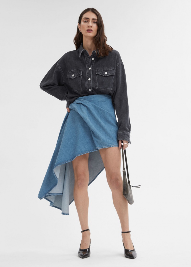 & Other Stories Relaxed Denim Shirt Nere | NOS-SN113898