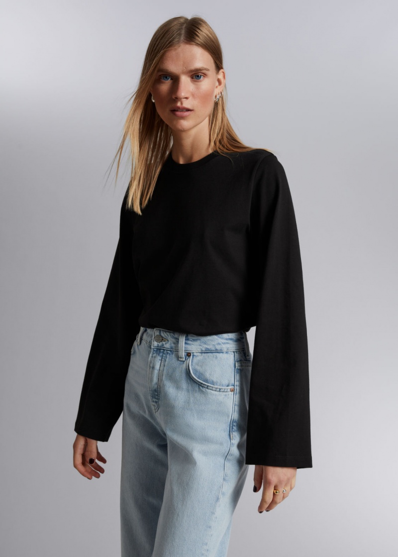 & Other Stories Relaxed Jersey Top Nere | NOS-SN114104