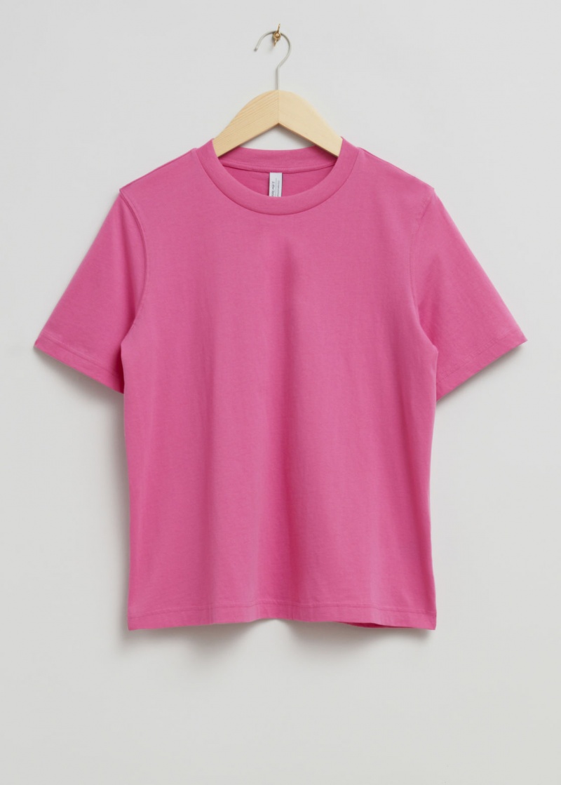 & Other Stories Relaxed T-Shirt Rosa | NOS-SN113969