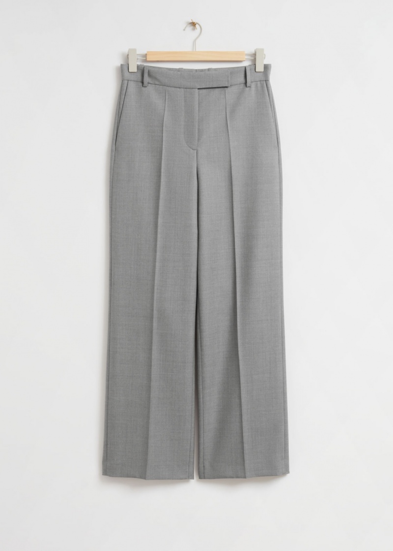 & Other Stories Relaxed Tailored Suit Trousers Nere | NOS-SN114273