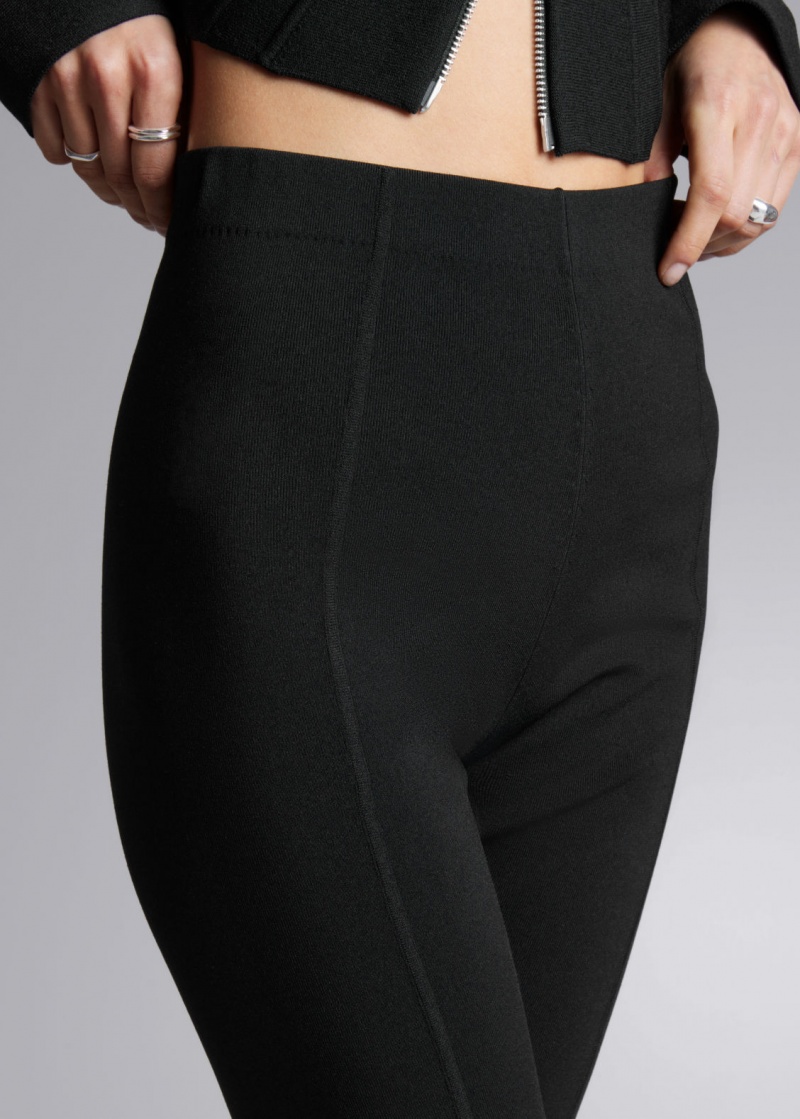 & Other Stories Slim Leggings Nere | NOS-SN114331