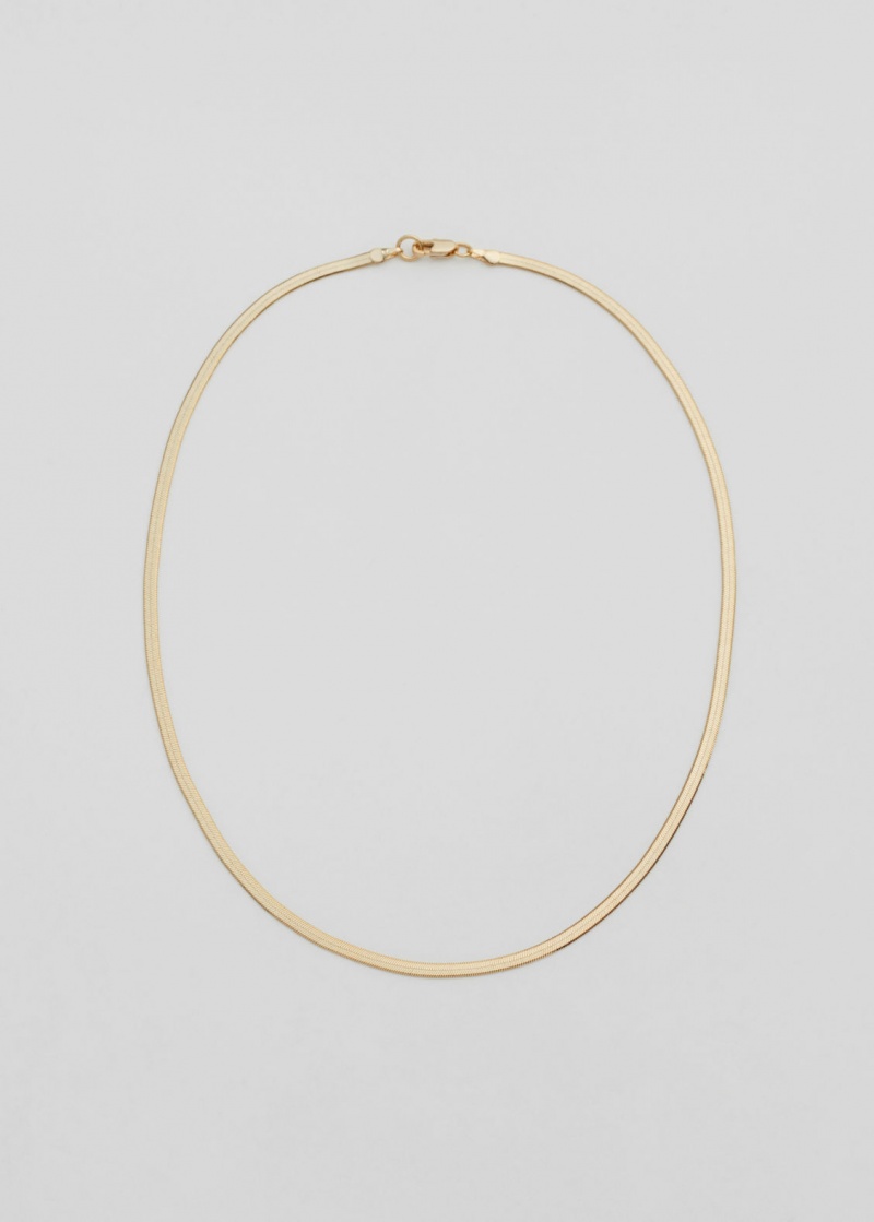 & Other Stories Snake Chain Necklace Oro | NOS-SN114705