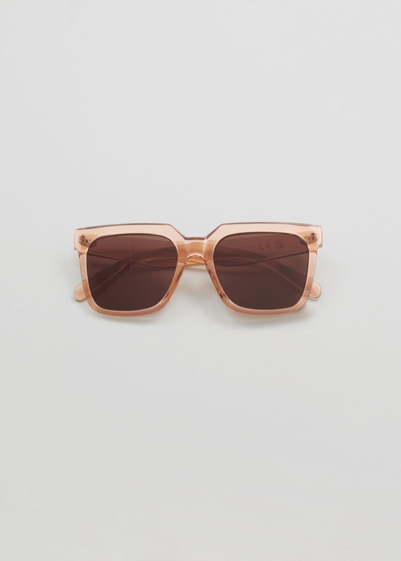 & Other Stories Squared Sunglasses Arancioni | NOS-SN114579