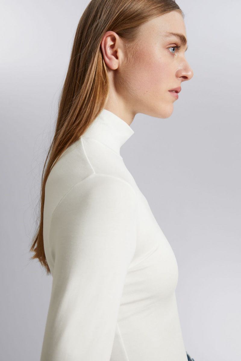 & Other Stories Turtleneck Top Bianche | NOS-SN113991