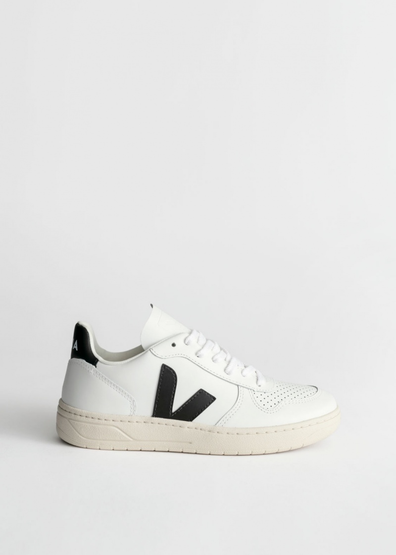 & Other Stories Veja V-10 Sneakers Bianche Nere | NOS-SN114401